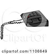 Clipart Desktop Phone Royalty Free Vector Illustration