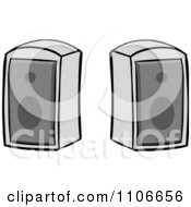 Clipart Speakers Royalty Free Vector Illustration