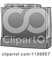 Clipart Large Screen TV Royalty Free Vector Illustration