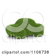 Clipart 3d Grass Car Royalty Free CGI Illustration