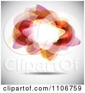 Clipart Frame Made Of Orange And Purple With Sparkles On Gray Royalty Free Vector Illustration by KJ Pargeter