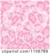 Seamless Pink Leopard Print Background Pattern 3