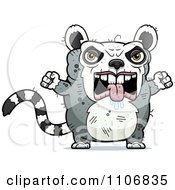 Poster, Art Print Of Angry Ugly Lemur