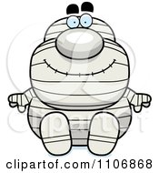 Clipart Sitting Pudgy Mummy Royalty Free Vector Illustration by Cory Thoman