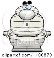 Clipart Surprised Pudgy Mummy Royalty Free Vector Illustration by Cory Thoman