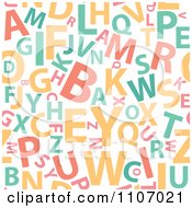 Poster, Art Print Of Seamless Alphabet Background Pattern