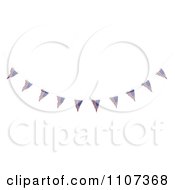 Clipart 3d American Flag Bunting Banners Over White 3 Royalty Free CGI Illustration by KJ Pargeter