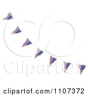 3d American Flag Bunting Banners Over White 5