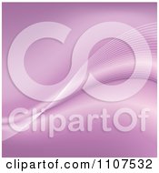 Clipart Dynamic Purple Wave Background Royalty Free Vector Illustration