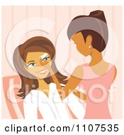 Poster, Art Print Of Woman Waxing A Clients Eyebrows In A Salon