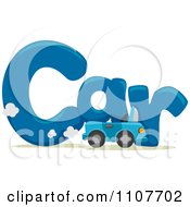 Poster, Art Print Of The Word Car For Letter C