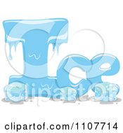 Clipart The Word Ice For Letter I Royalty Free Vector Illustration