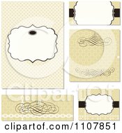 Poster, Art Print Of Set Of Floral Wedding Invitation Designs