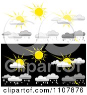 Poster, Art Print Of Weather Icons 1