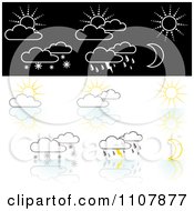 Clipart Weather Icons 2 Royalty Free Vector Illustration by dero