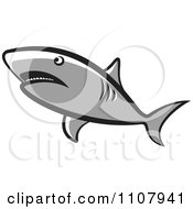 Poster, Art Print Of Gray Shark Swimming