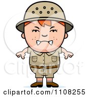 Poster, Art Print Of Angry Red Haired Safari Boy