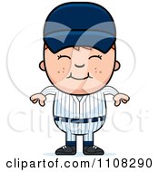 Poster, Art Print Of Happy Baseball Boy
