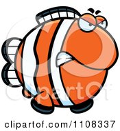 Poster, Art Print Of Angry Clownfish