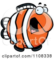 Poster, Art Print Of Scared Clownfish