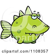 Bored Green Dino Fish