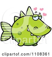Amorous Green Dino Fish