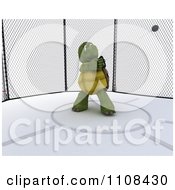 Poster, Art Print Of 3d Tortoise Hammer Throw Track And Field Athlete 1