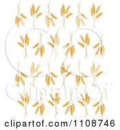 Clipart Seamless Wheat Background Pattern Royalty Free Vector Illustration
