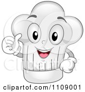 Poster, Art Print Of Happy Chef Hat Mascot Holding A Thumb Up