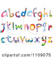 Poster, Art Print Of Colorful Lowercase Letters