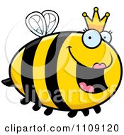 Poster, Art Print Of Chubby Queen Bee