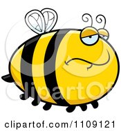 Poster, Art Print Of Chubby Depressed Bee