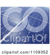 Clipart 3d Photovoltaic Panels Collecting Solar Energy Royalty Free CGI Illustration