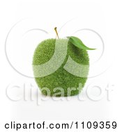 3d Grassy Green Apple
