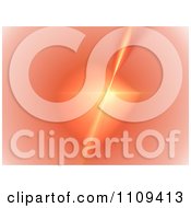 Clipart Orange Background With A Streak Of Light Royalty Free Illustration