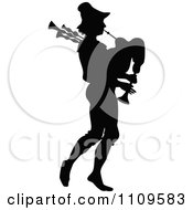 Poster, Art Print Of Silhouetted Piper Man