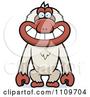Poster, Art Print Of Grinning Macaque Monkey