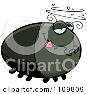 Clipart Drunk Beetle Royalty Free Vector Illustration by Cory Thoman
