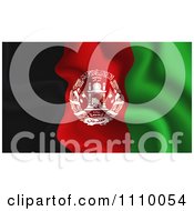 Clipart Crumpled Afghanistan Flag Royalty Free Vector Illustration