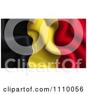 Clipart Crumpled Belgium Flag Royalty Free Vector Illustration