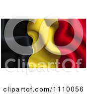 Crumpled Belgium Flag