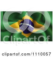Crumpled Brazilian Flag