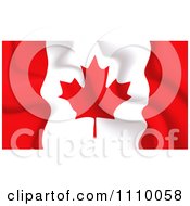 Poster, Art Print Of Crumpled Canadian Flag