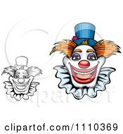 Poster, Art Print Of Friendly Happy Clowns