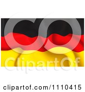 Poster, Art Print Of Crumpled German Flag