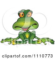 Poster, Art Print Of Relaxed Green Frog
