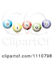 Poster, Art Print Of 3d Shiny Bingo Balls Bouncing