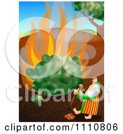 Poster, Art Print Of Moses By The Burning Bush