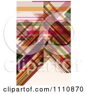 Clipart Abstract Background Of Streaks Royalty Free Vector Illustration