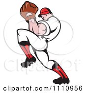 Clipart Baseball Player Pitching Royalty Free Vector Illustration by patrimonio